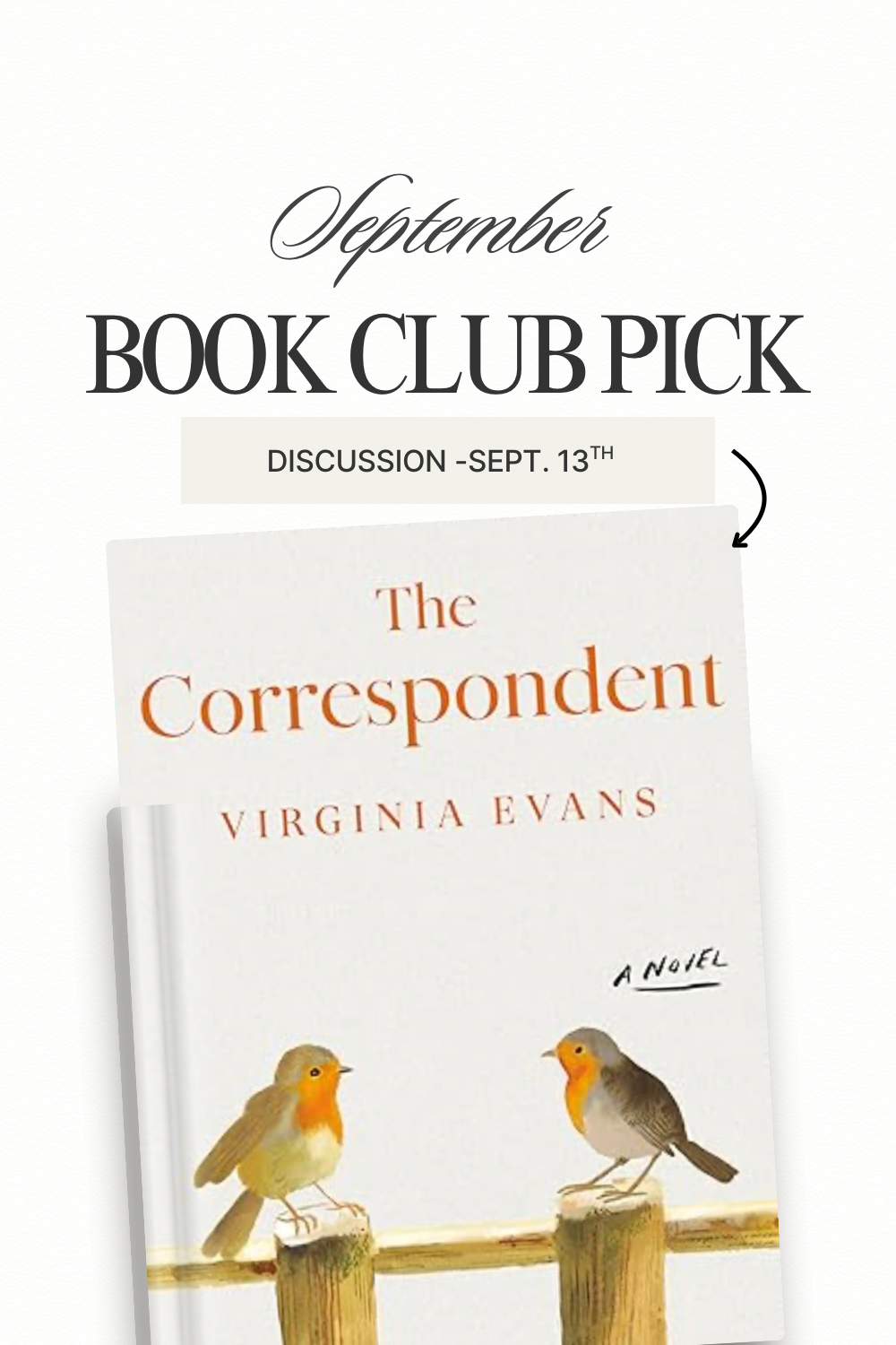 Newest Book Club Pick!  ✨