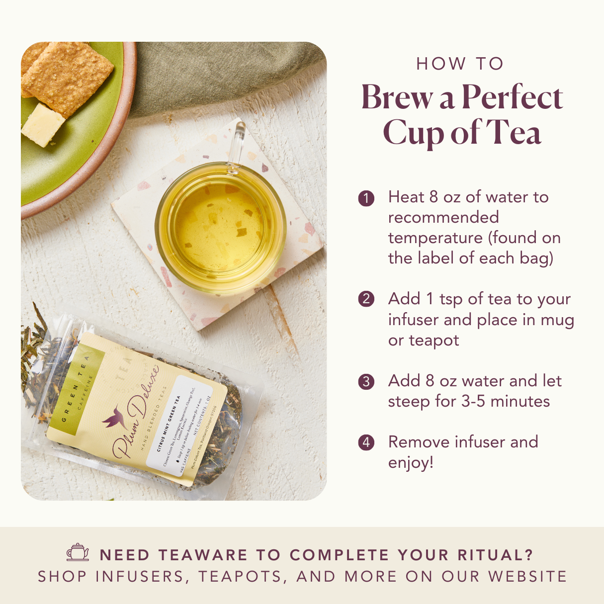 Tea | Soul Warmer Herbal | Loose Leaf Tea Chestnut Nutty Caramel