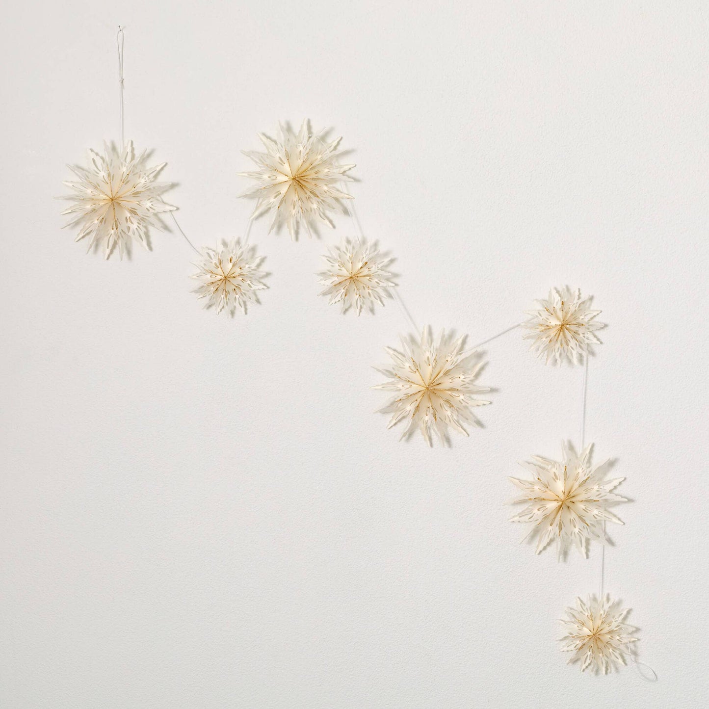 Paper Snowflake Garland