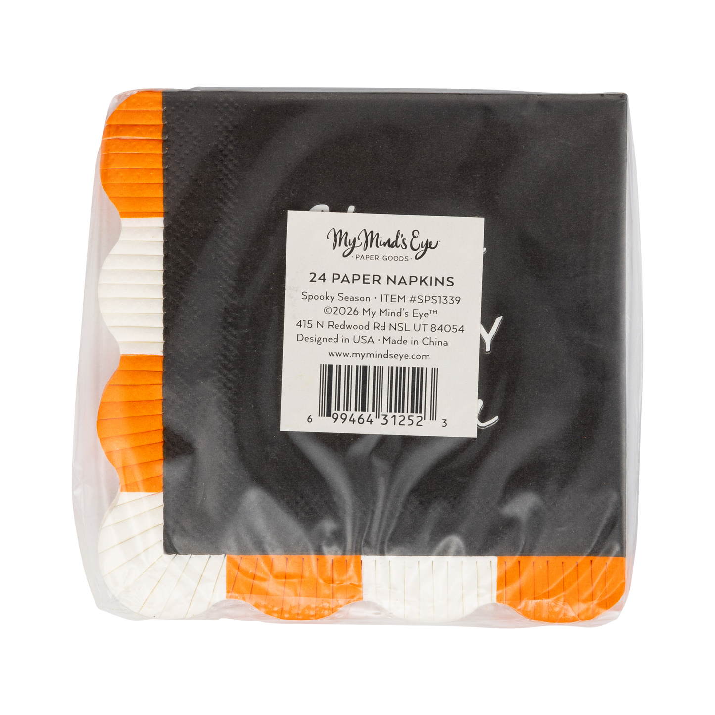 Happy Spooky Season Fringed Napkin