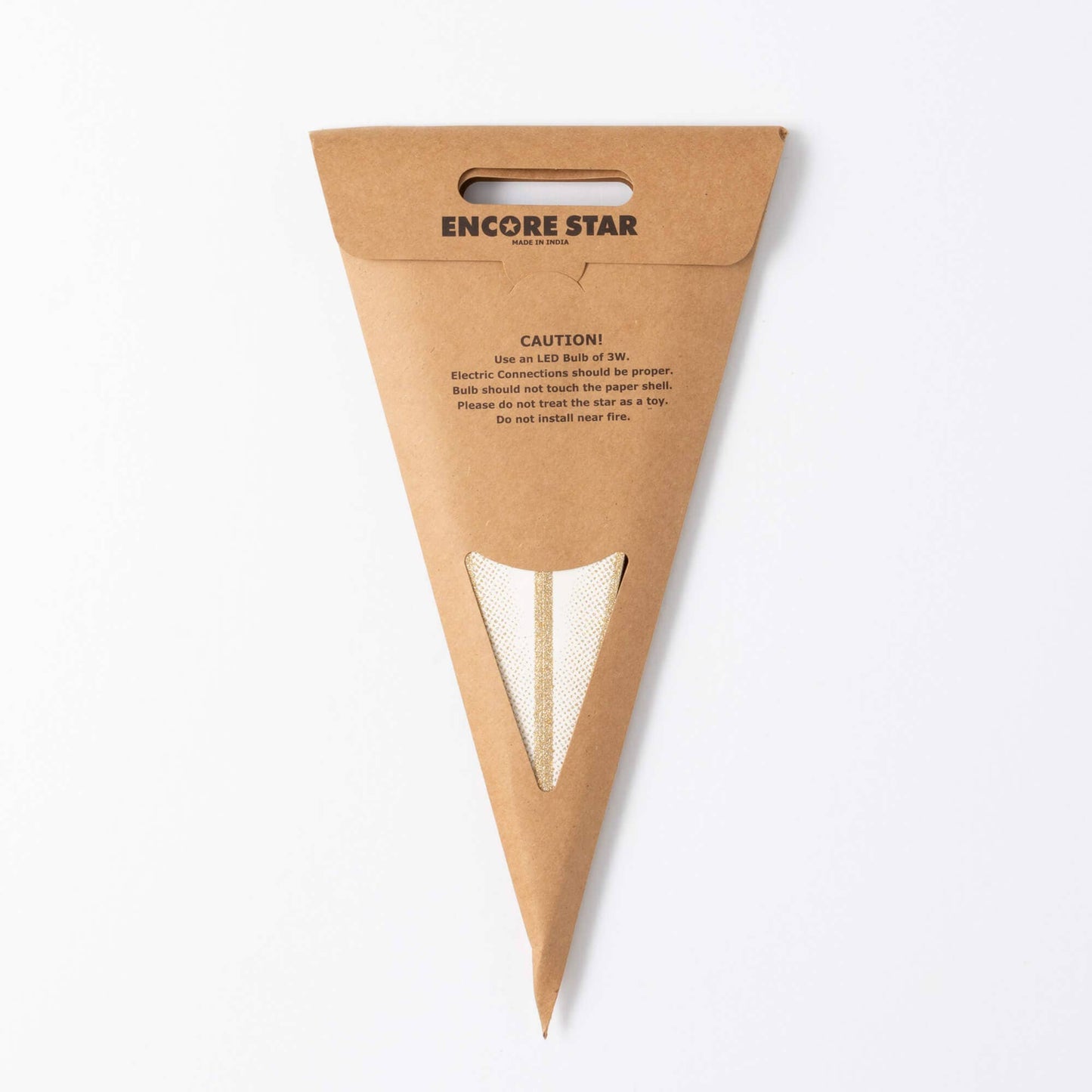 White Paper Star Ornament