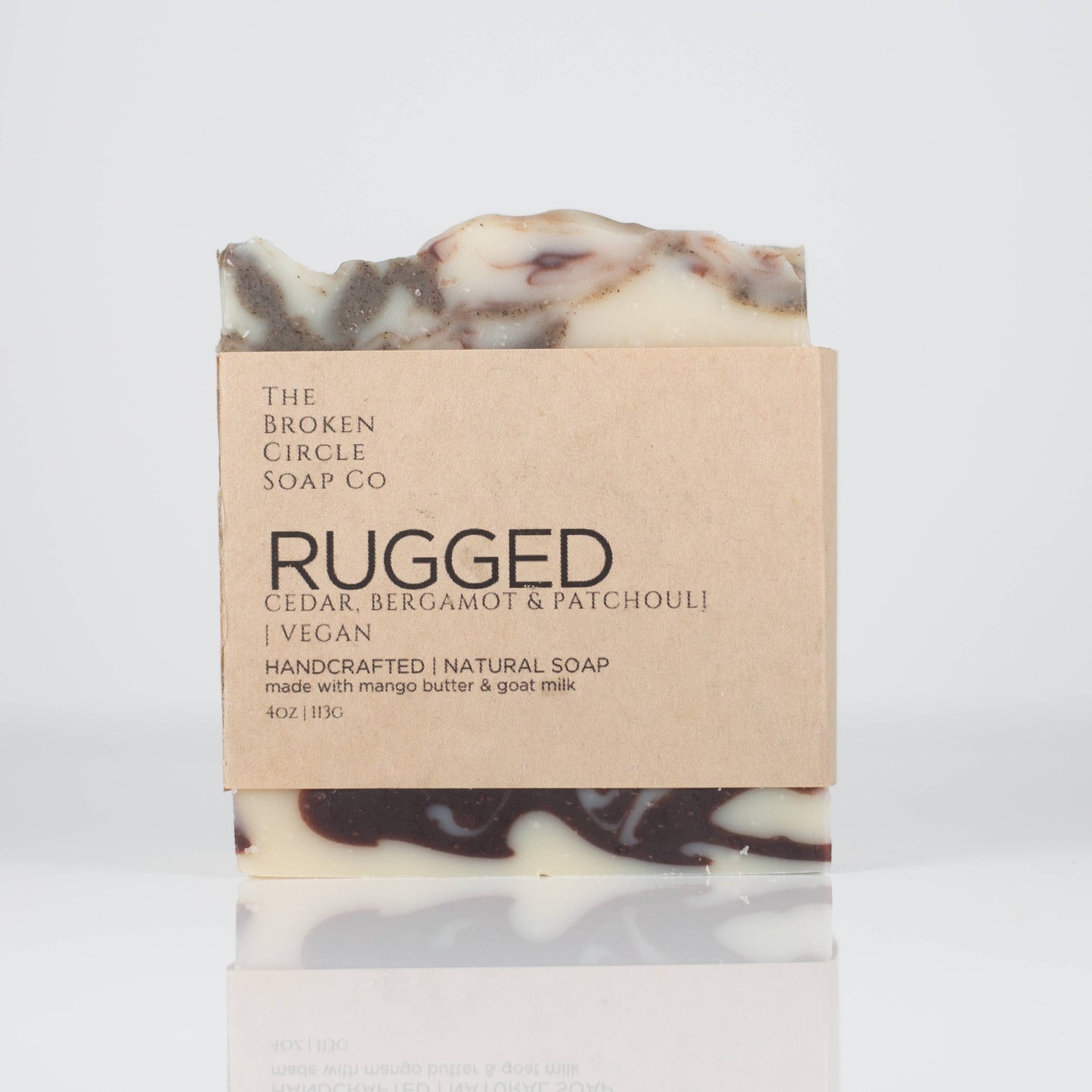 Rugged (Cedar, Patchouli & Bergamot) | Vegan Soap