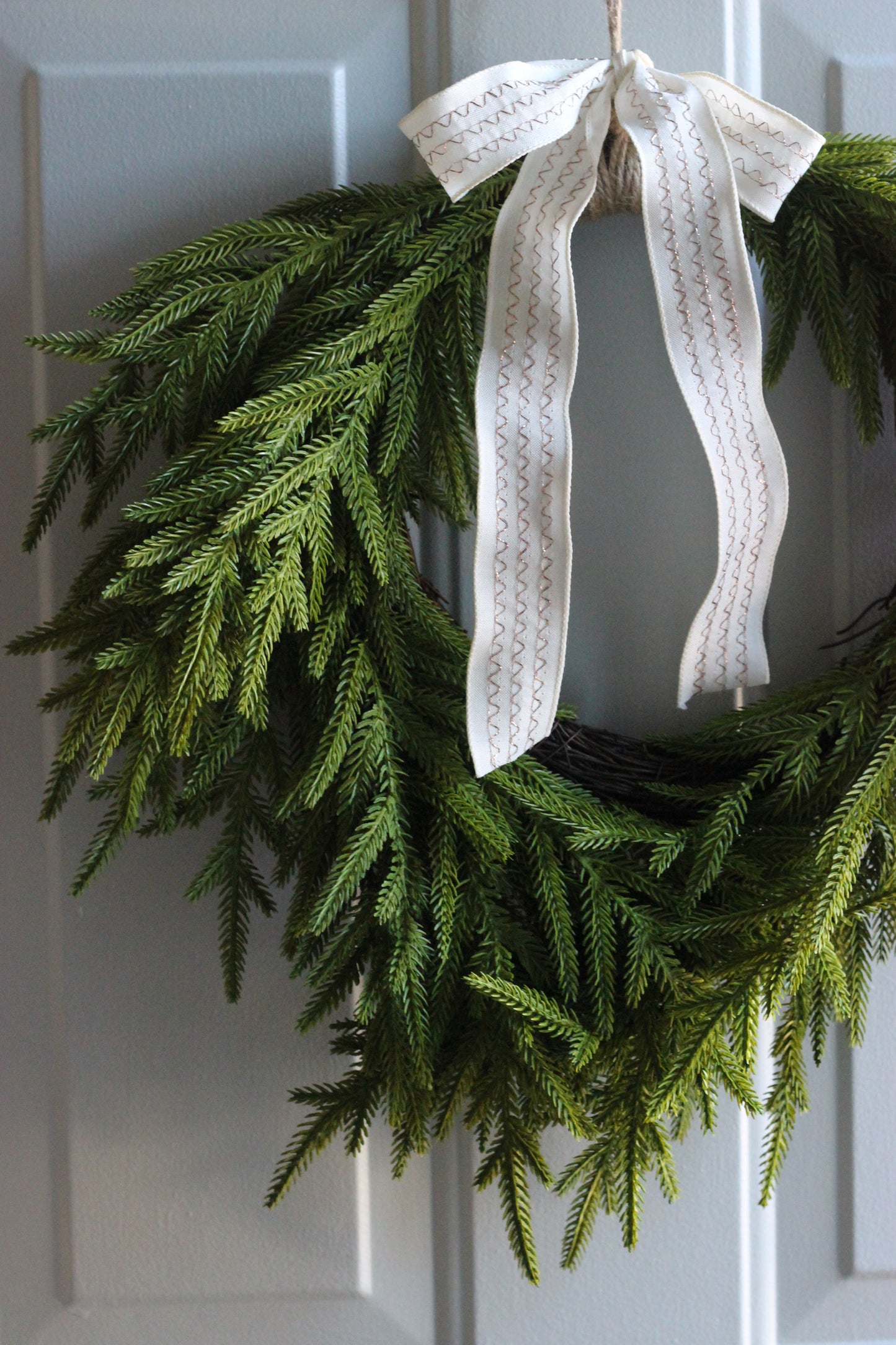 Wreath | Twig & Soft Touch Evergreen Norfolk