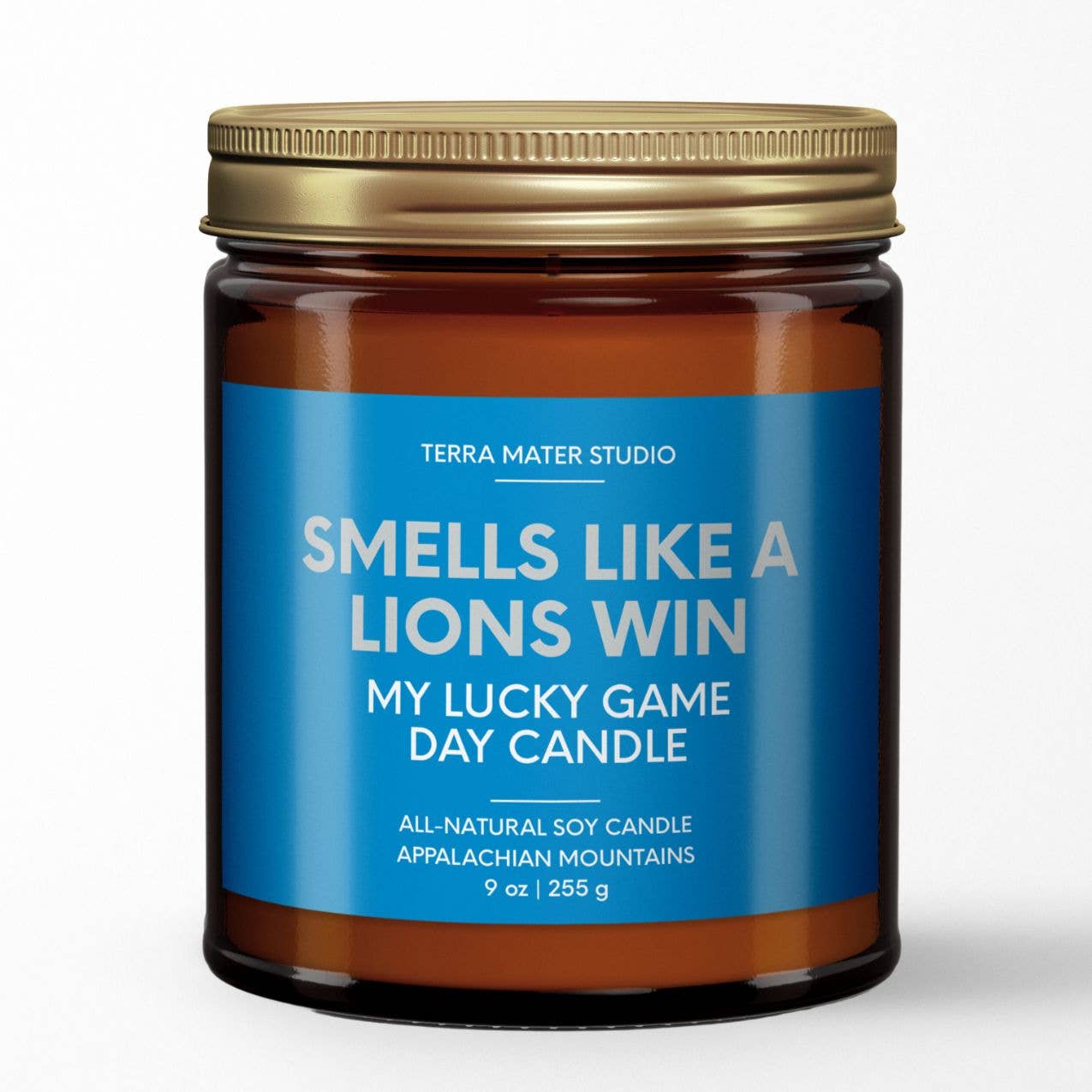 Smells Like A Lions Win Lucky Game Day Candle | Detroit Lions