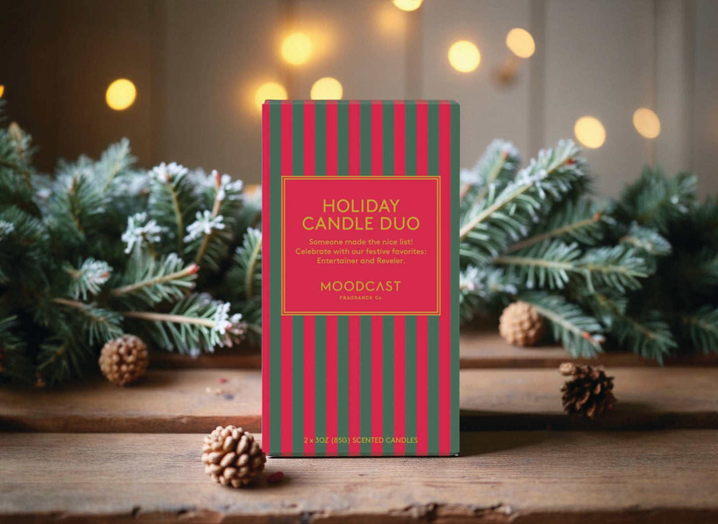 Seasonal Candle Duo - Persona - Entertainer & Reveler - 3 oz