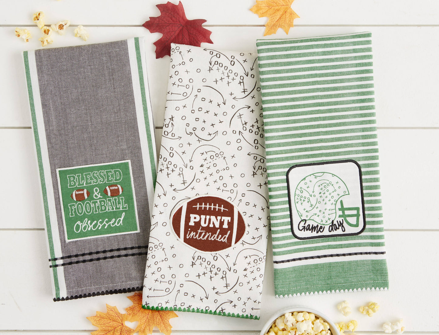 Game Day Embellished Dishtowels