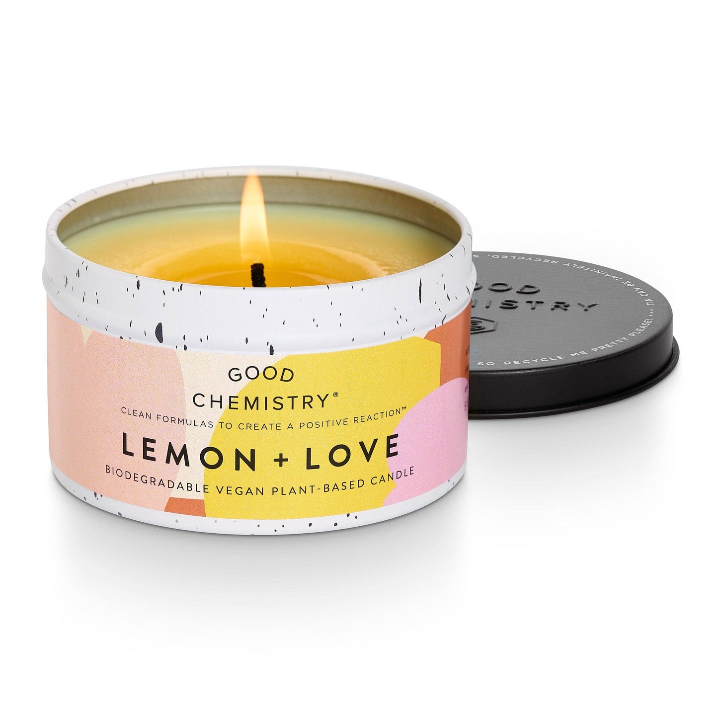 Lemon + Love Tin Candle