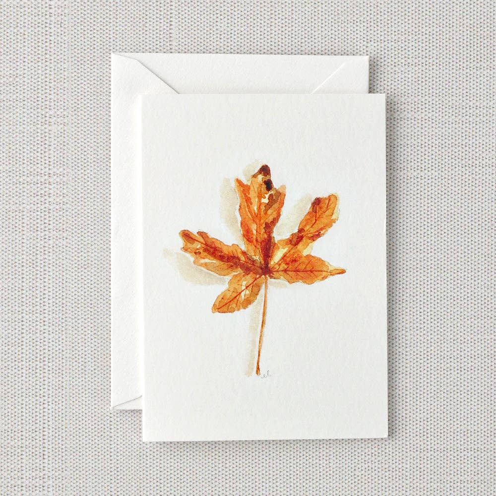 Mini Notecard | Maple Leaf