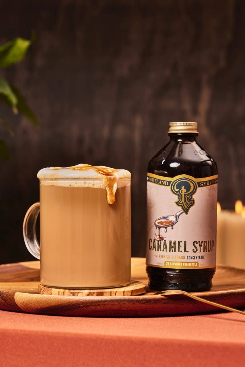 Coffee Syrups Set | Vanilla, Hazelnut, & Caramel.