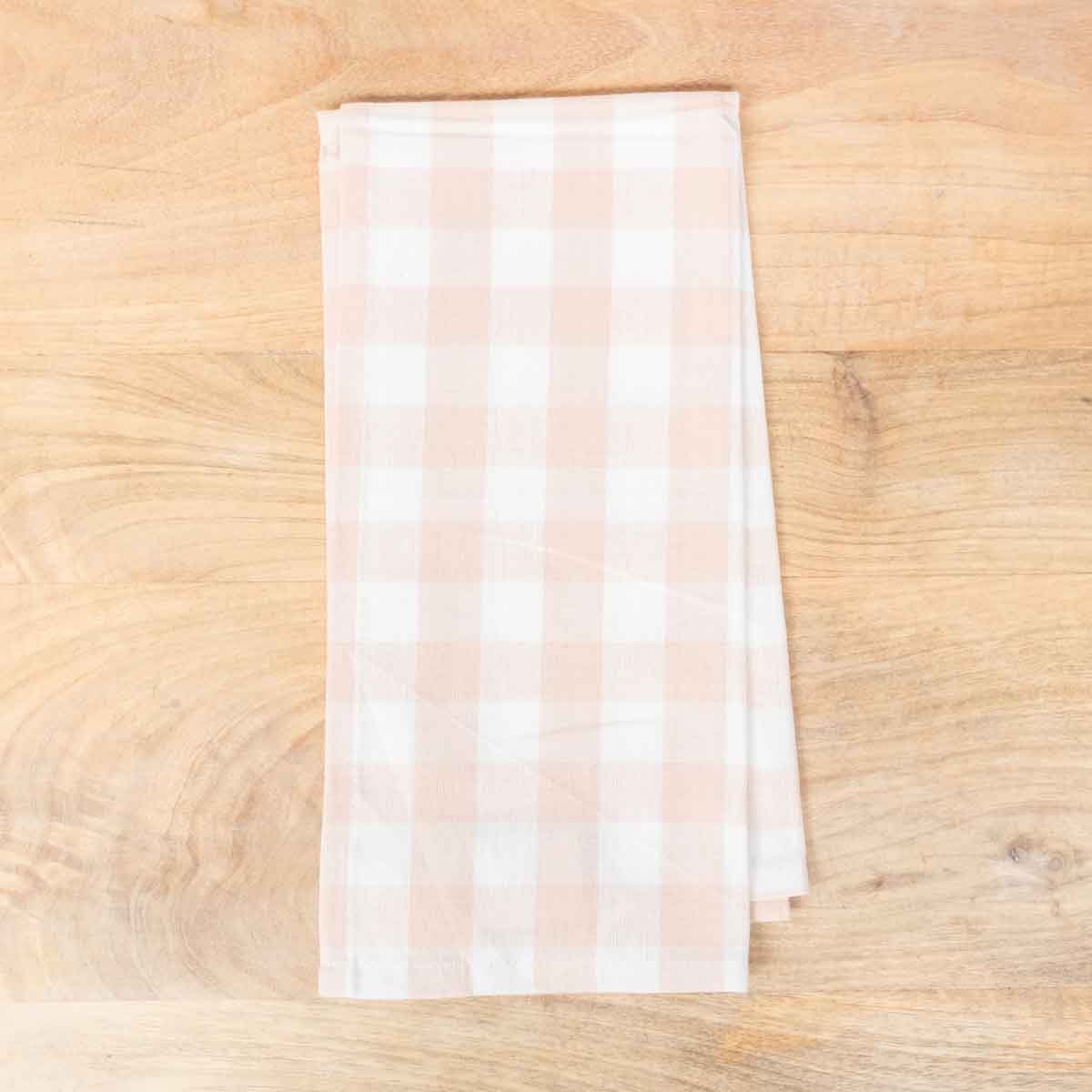 Gingham Hand Towel | Pink
