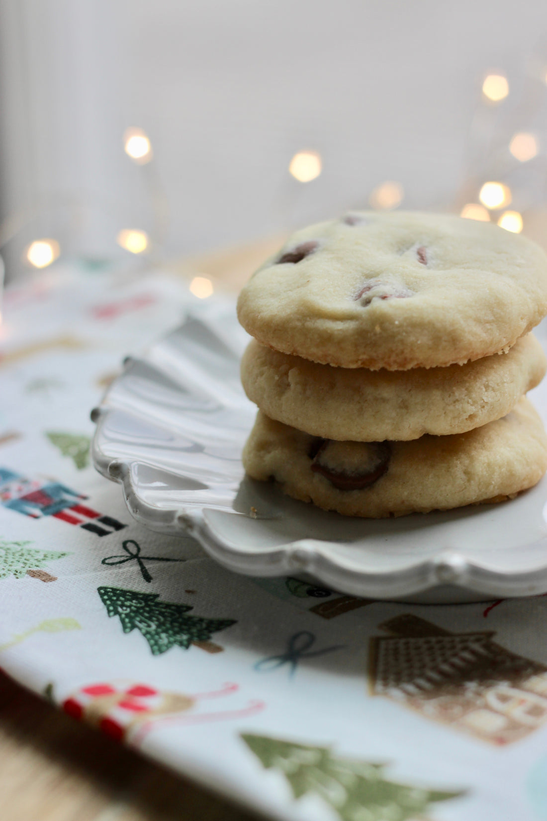 Holiday Baking | Chocolate Chip Shortbread