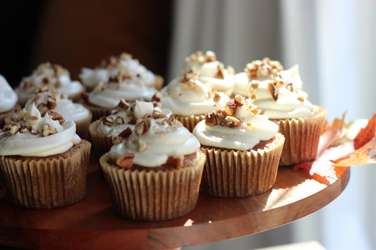 Fall Baking | Banana Cupcakes with Cream Cheese Frosting