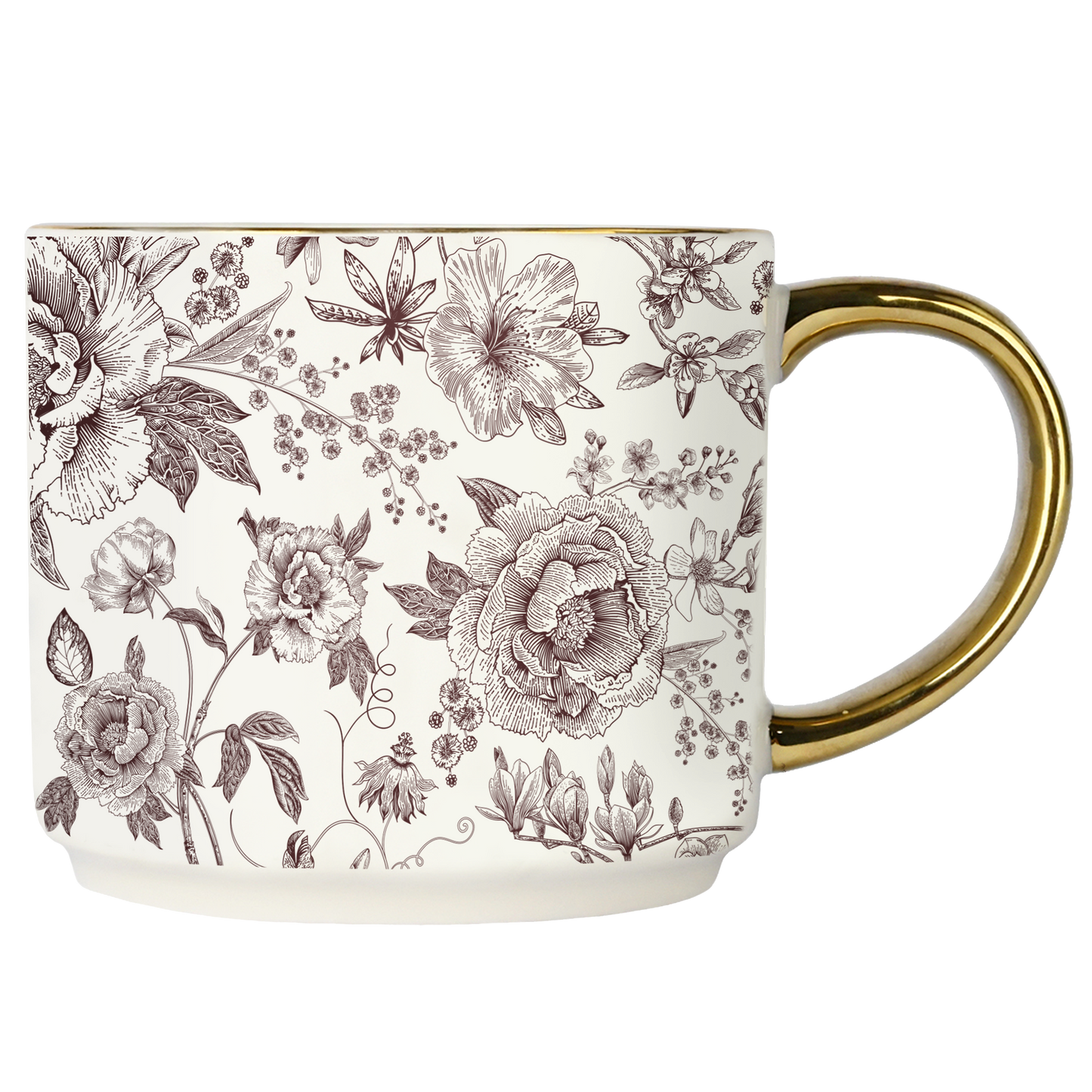 Fall Coffee Mug | Brown Delft