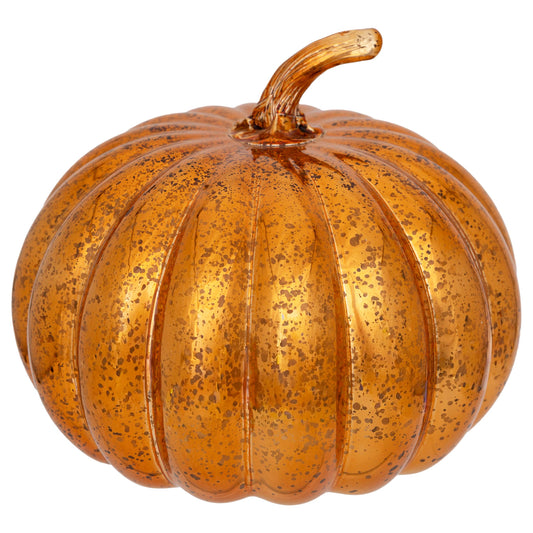 Pumpkin | Orange Starry Glass | Medium