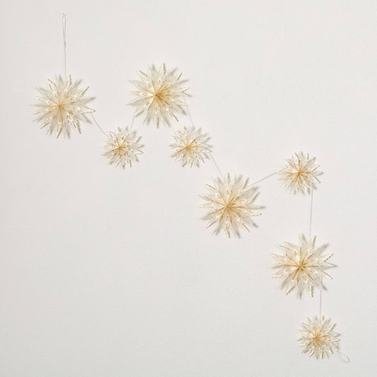 Paper Snowflake Garland