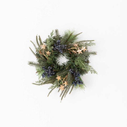 Starry Pine Wreath | small