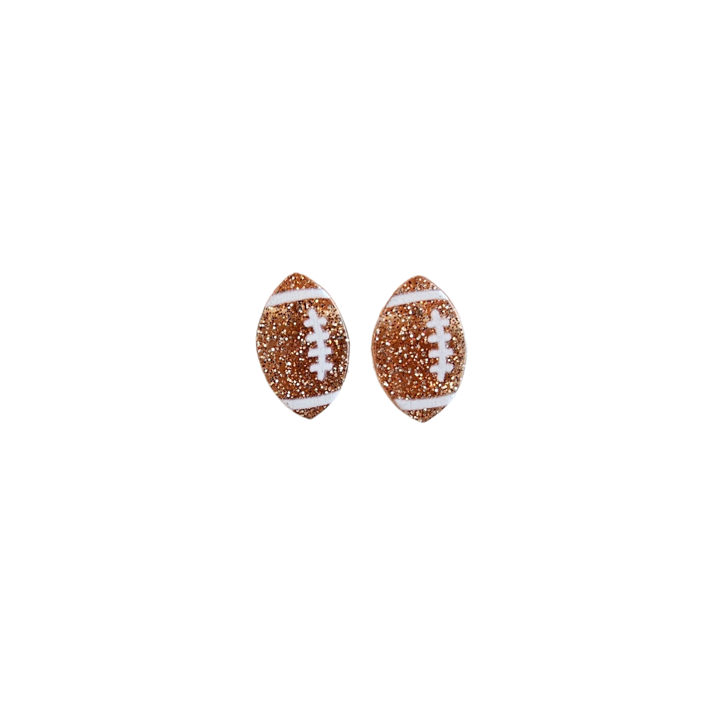 Glitter Football Studs // Game Day