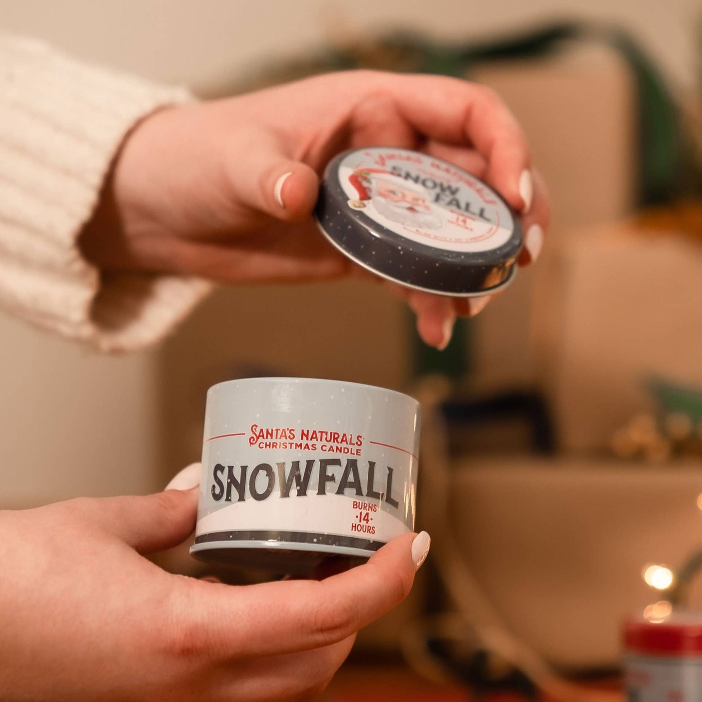 Snow Fall 3.5oz Mini Candles