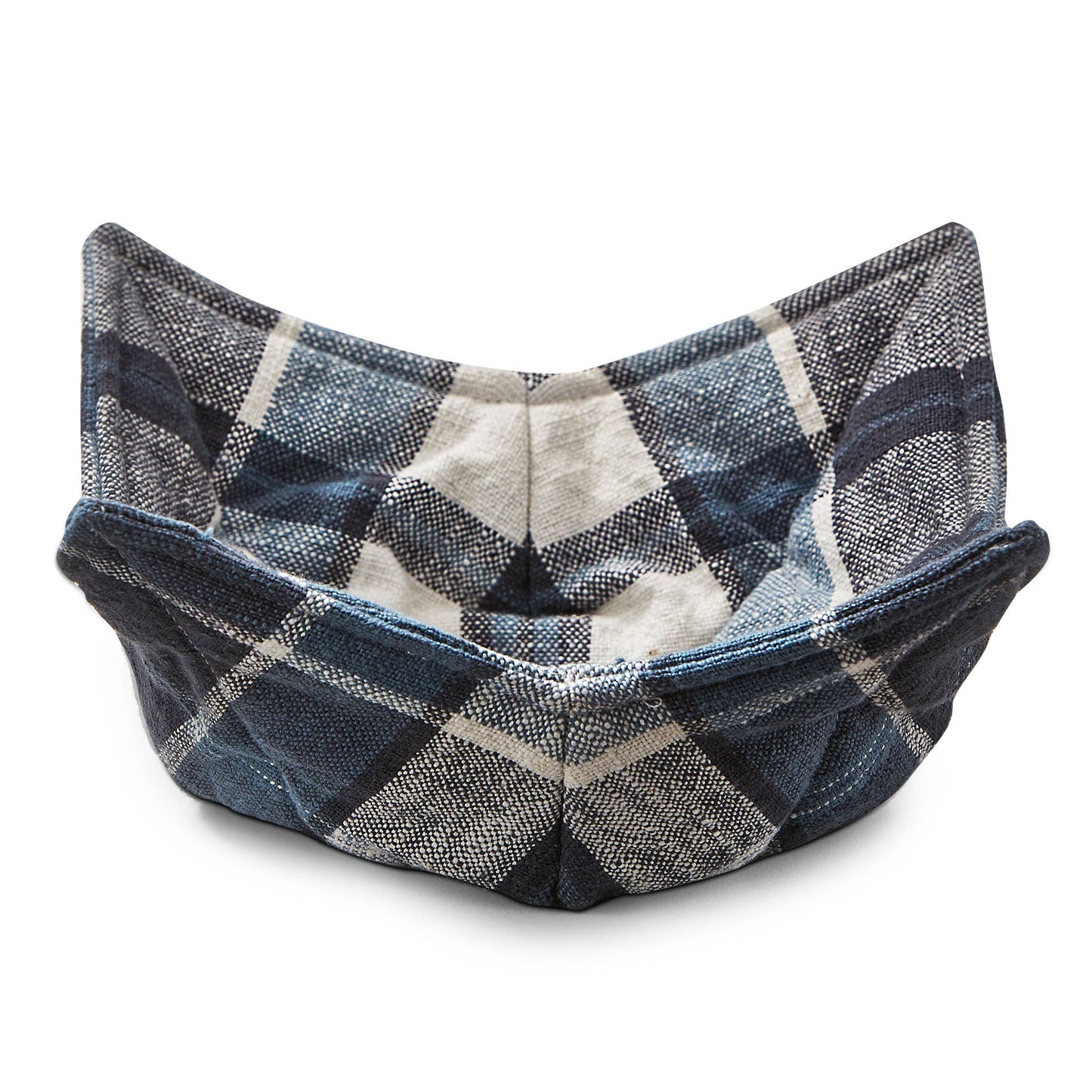 Some Like It Hot Plaid Bowl Cozy - Blue Multi