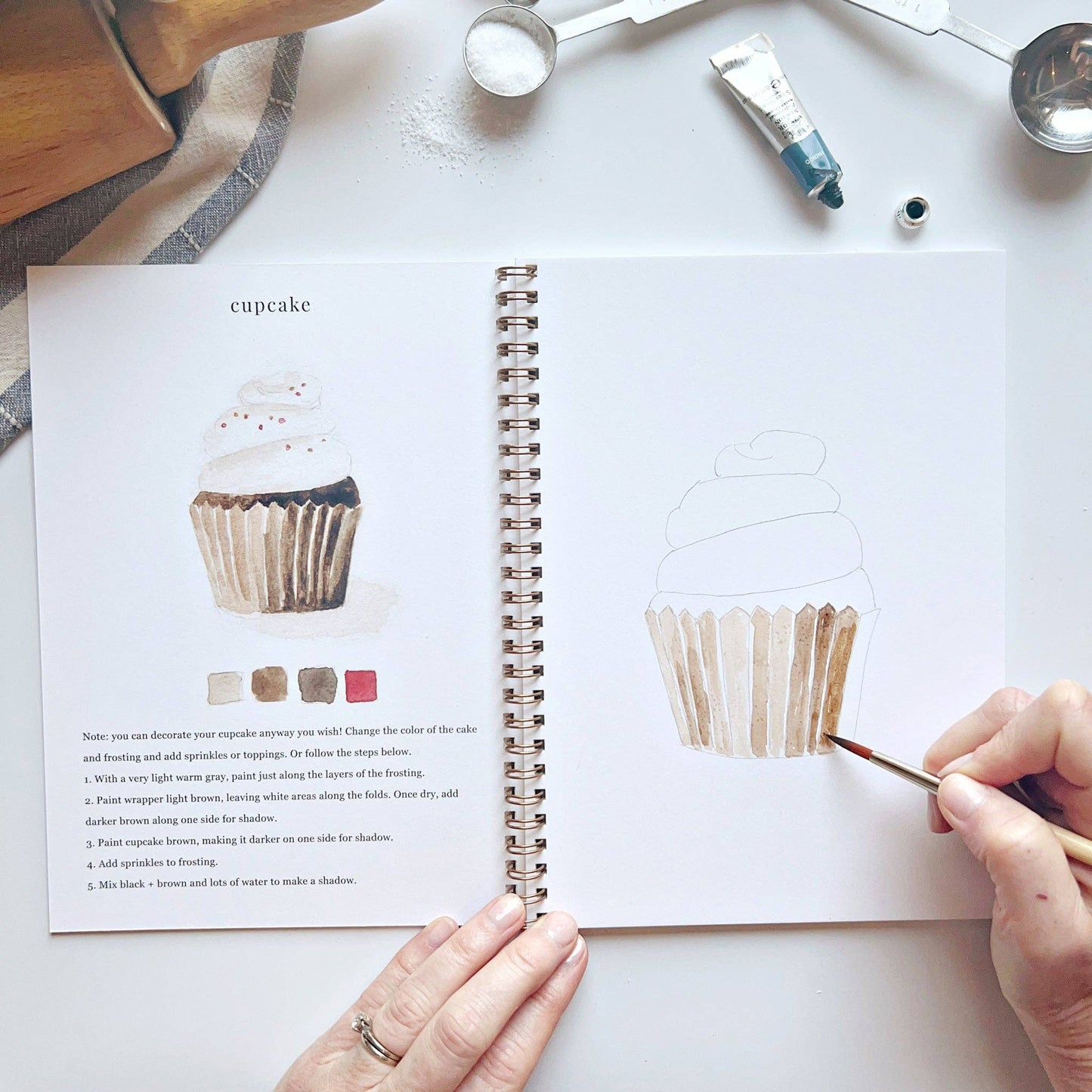 Watercolor Workbook | Baking