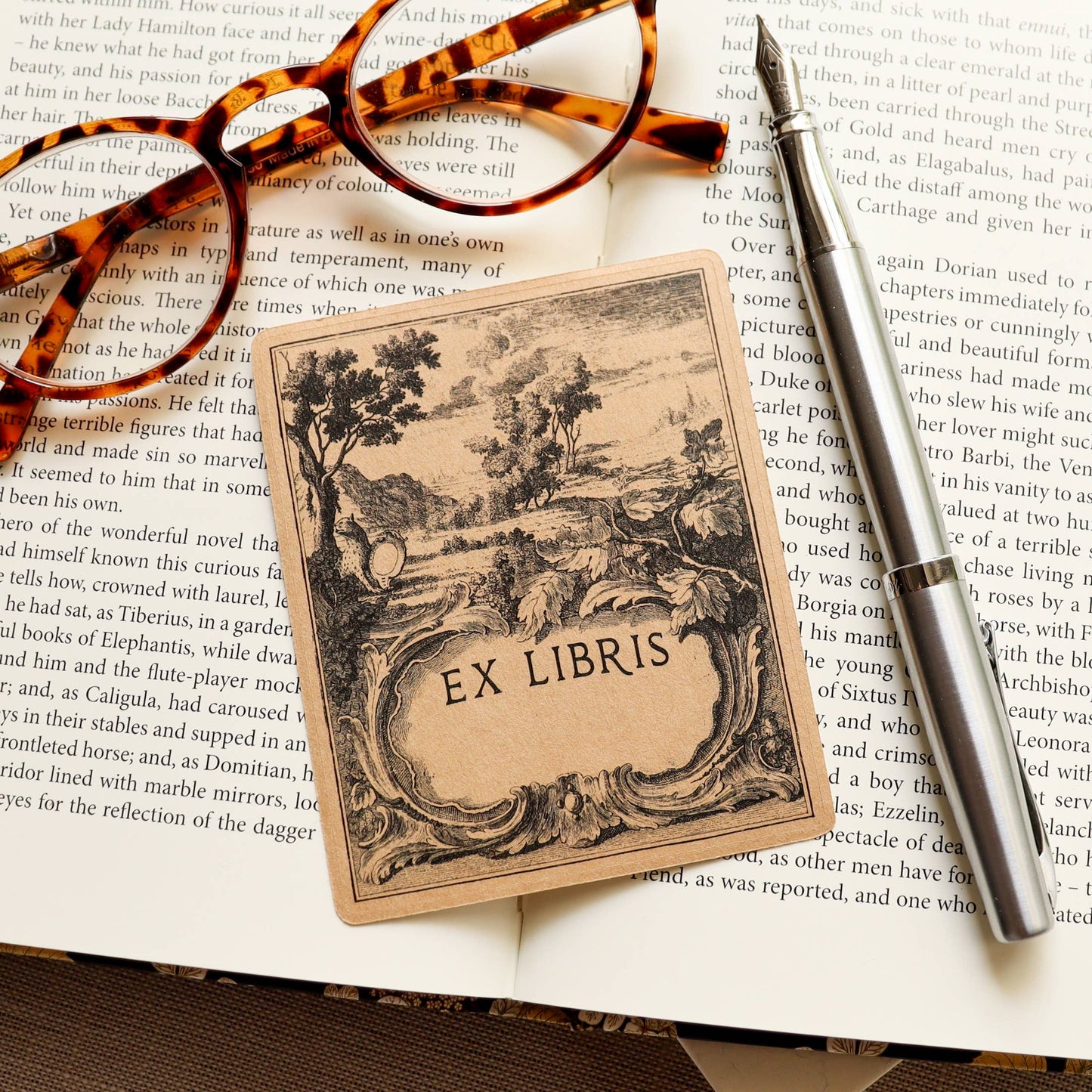 Bookplate Stickers | Classic Landscape