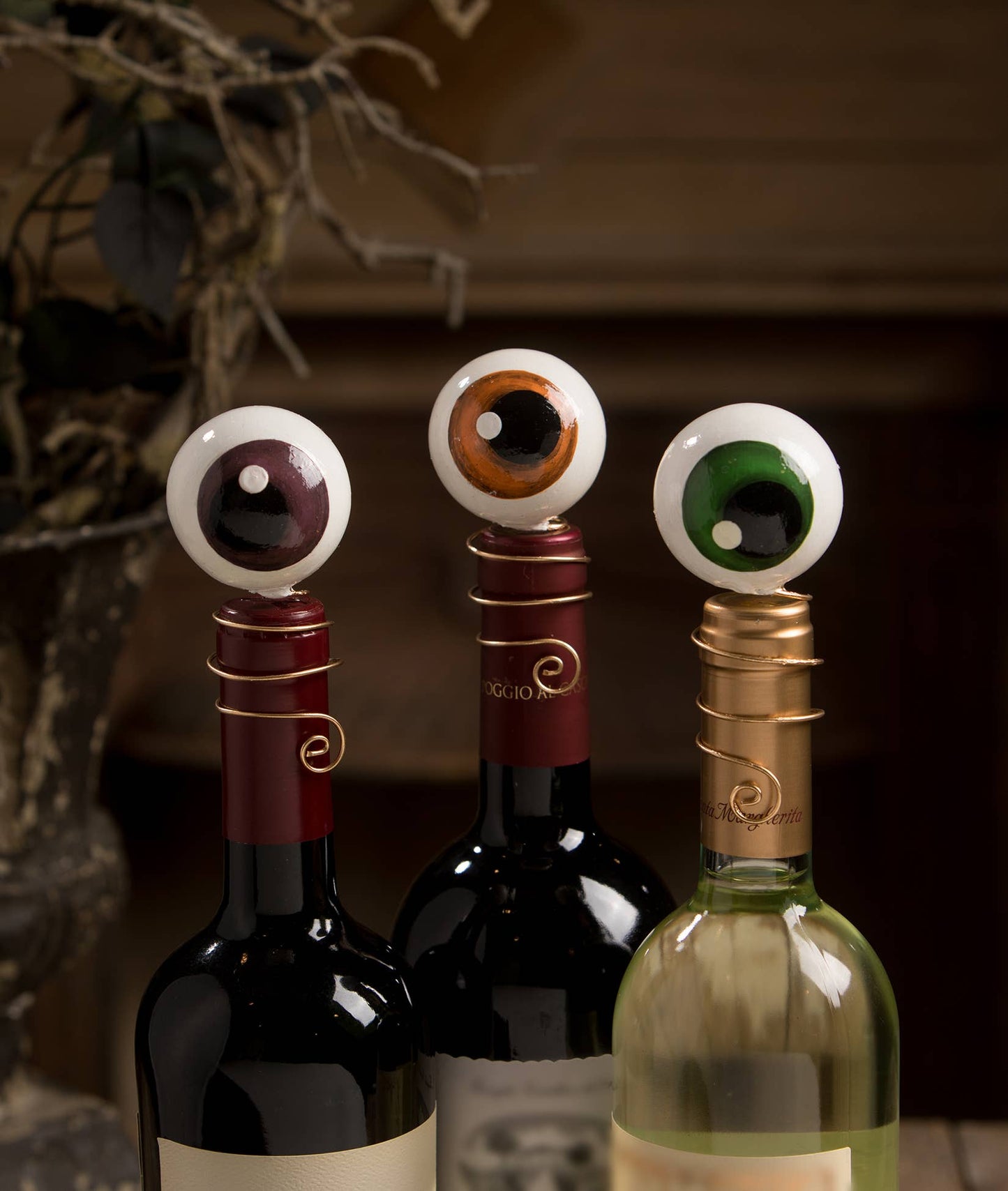 Eyeball Wine Bottle Adornment