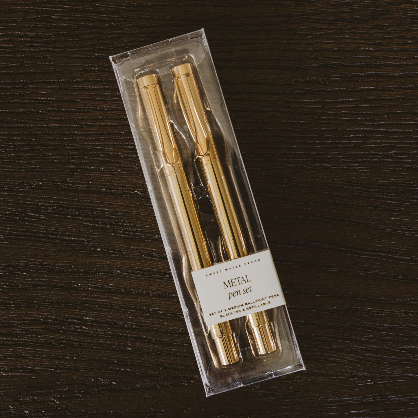 Gold Metal Pen Set