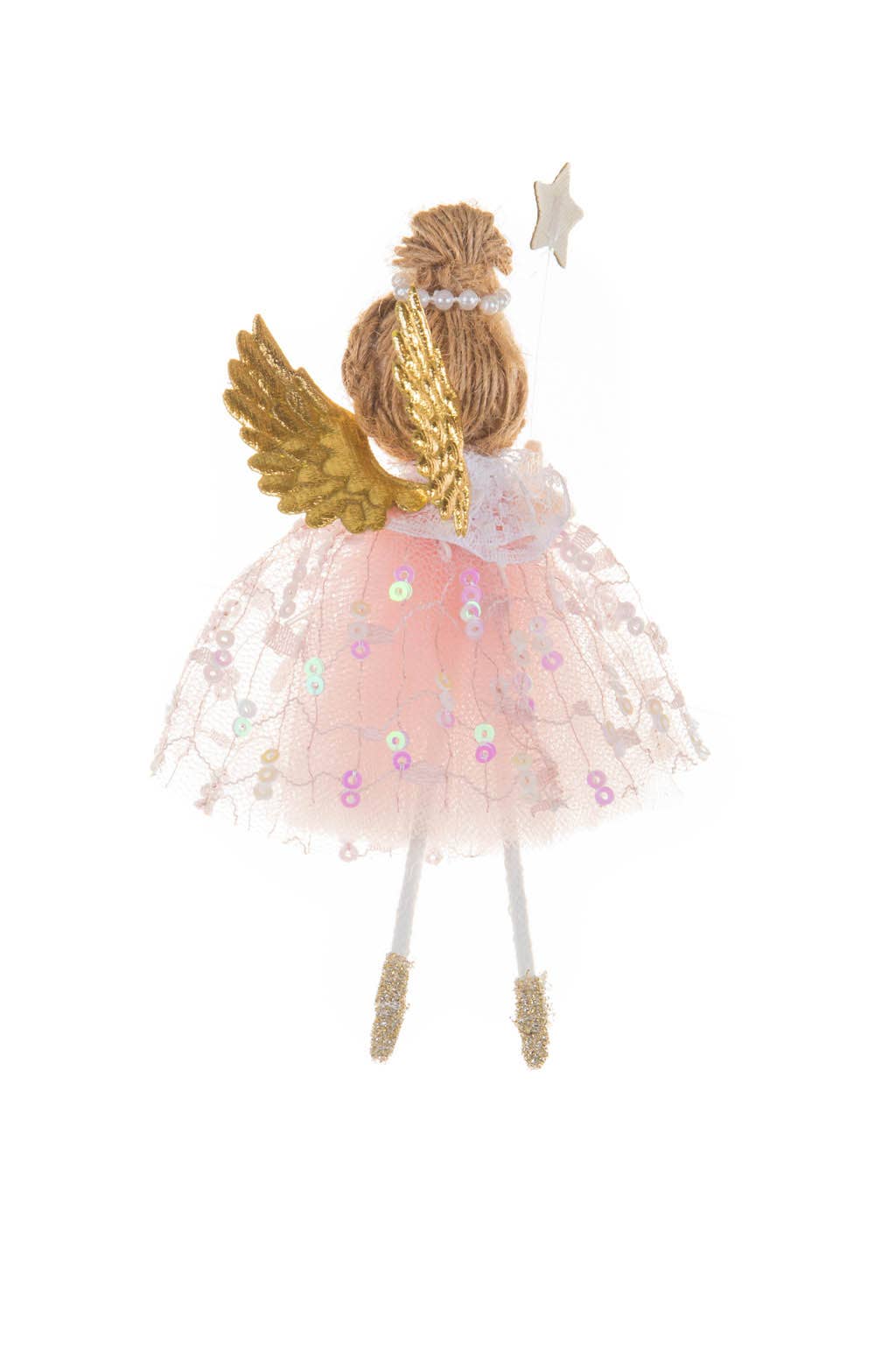 Pink Cherubic Angel Ornament