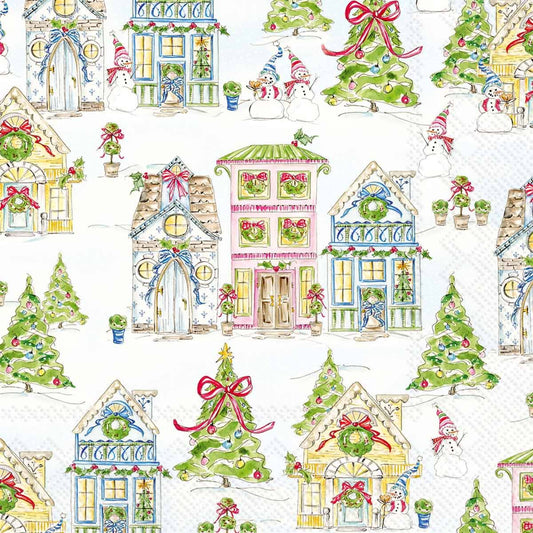 Paper Cocktail Napkins 20 Ct Gingerbread House Rosanne Beck