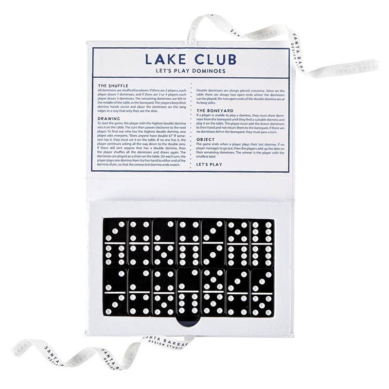 Domino Set Book Box - Lake Club