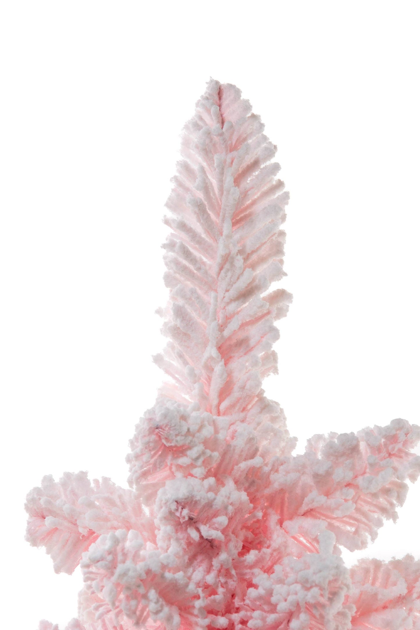 Pink Flocked Table Top Tree