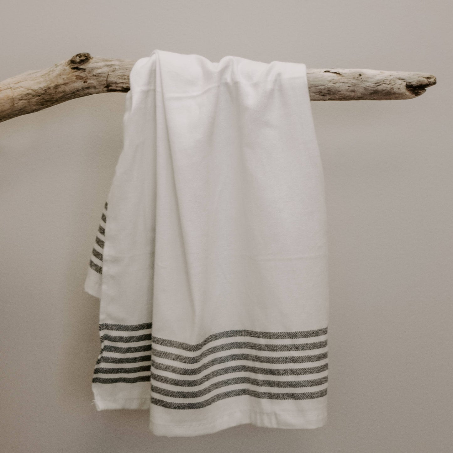 Hand Towel |  Black Stripes