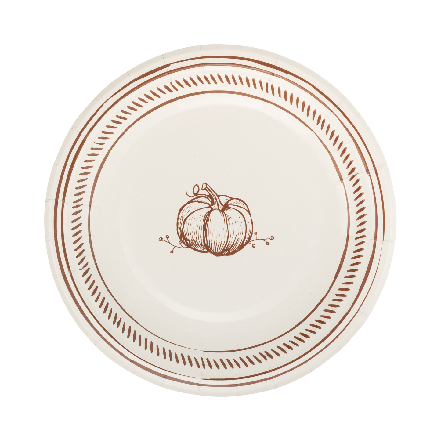 Autumn Paper Plates | Pumpkin