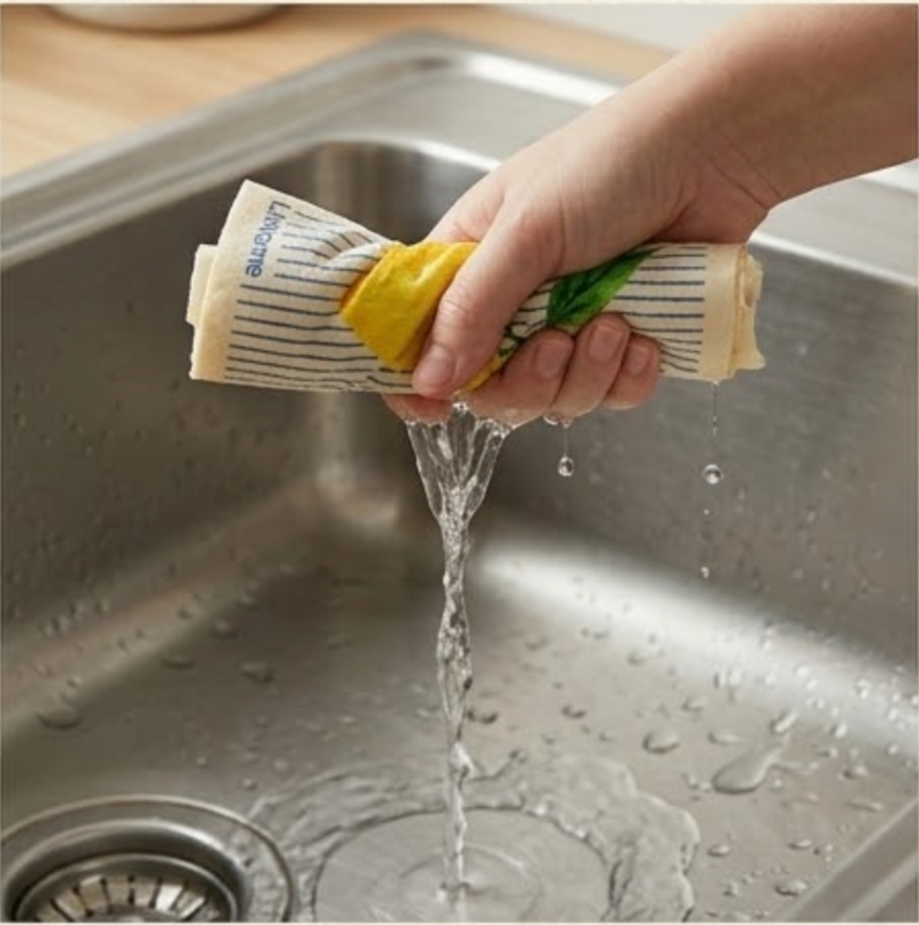 Lemon Zest Stripe | Swedish Dishcloth