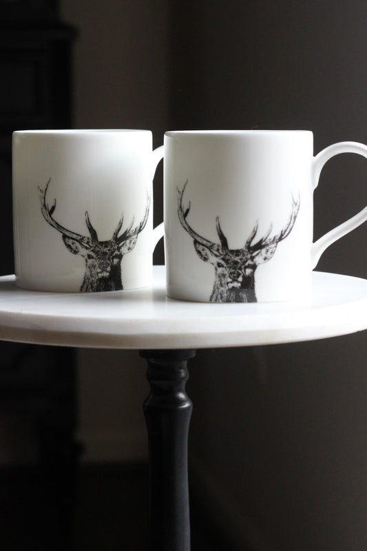 Found | Stag Mugs | Set of 2