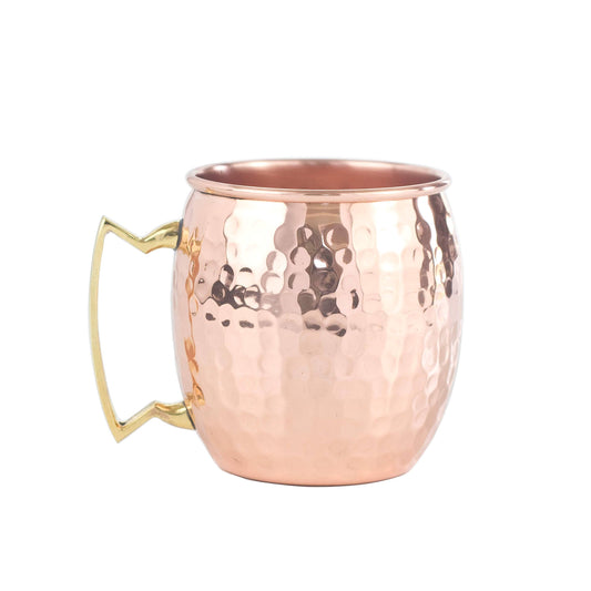 Original Hammered: 16oz Solid Copper Moscow Mule Mug