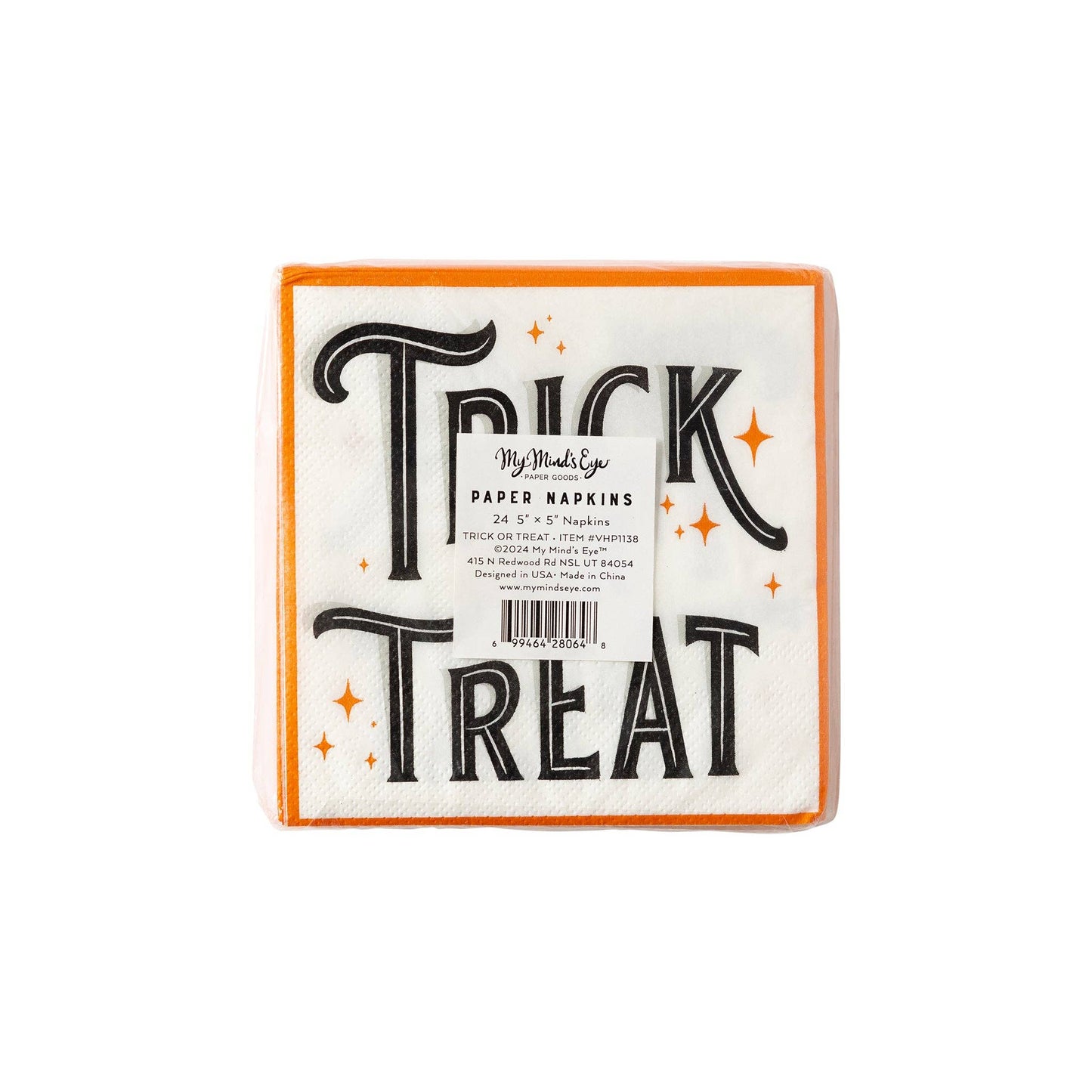 Trick or Treat Cocktail Napkin