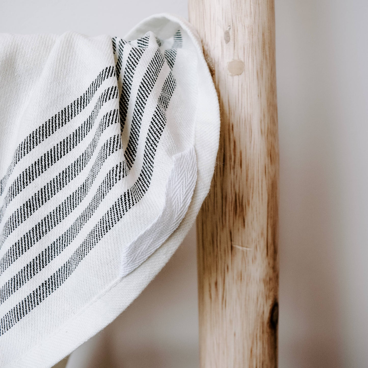 Hand Towel |  Black Stripes