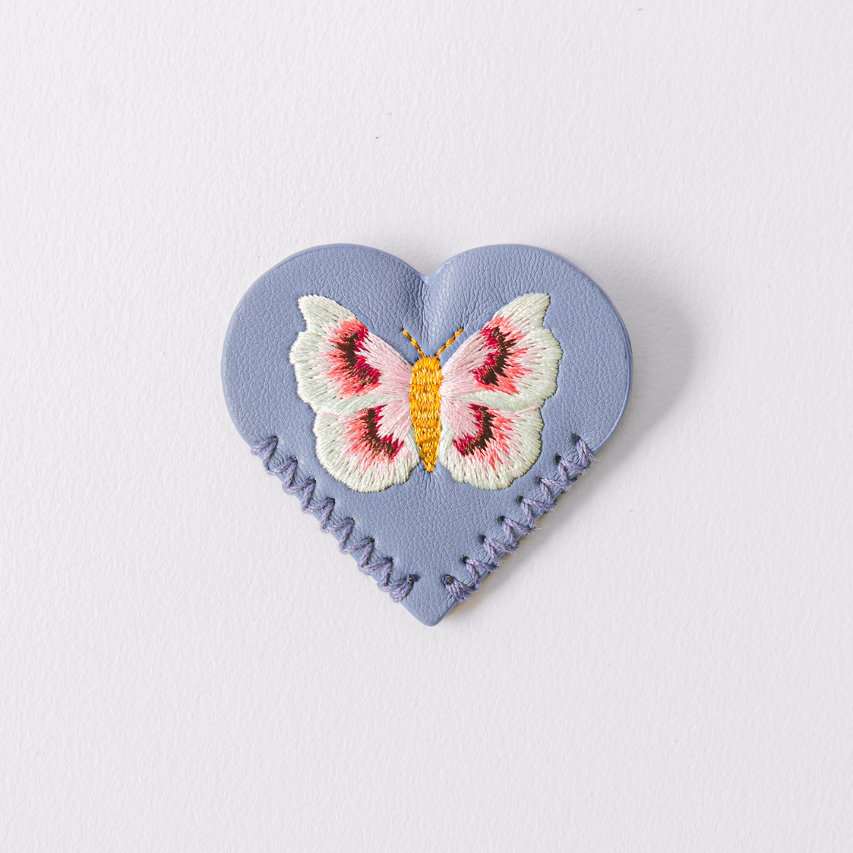 Embroidered Hearts Corner Bookmark Set of 2