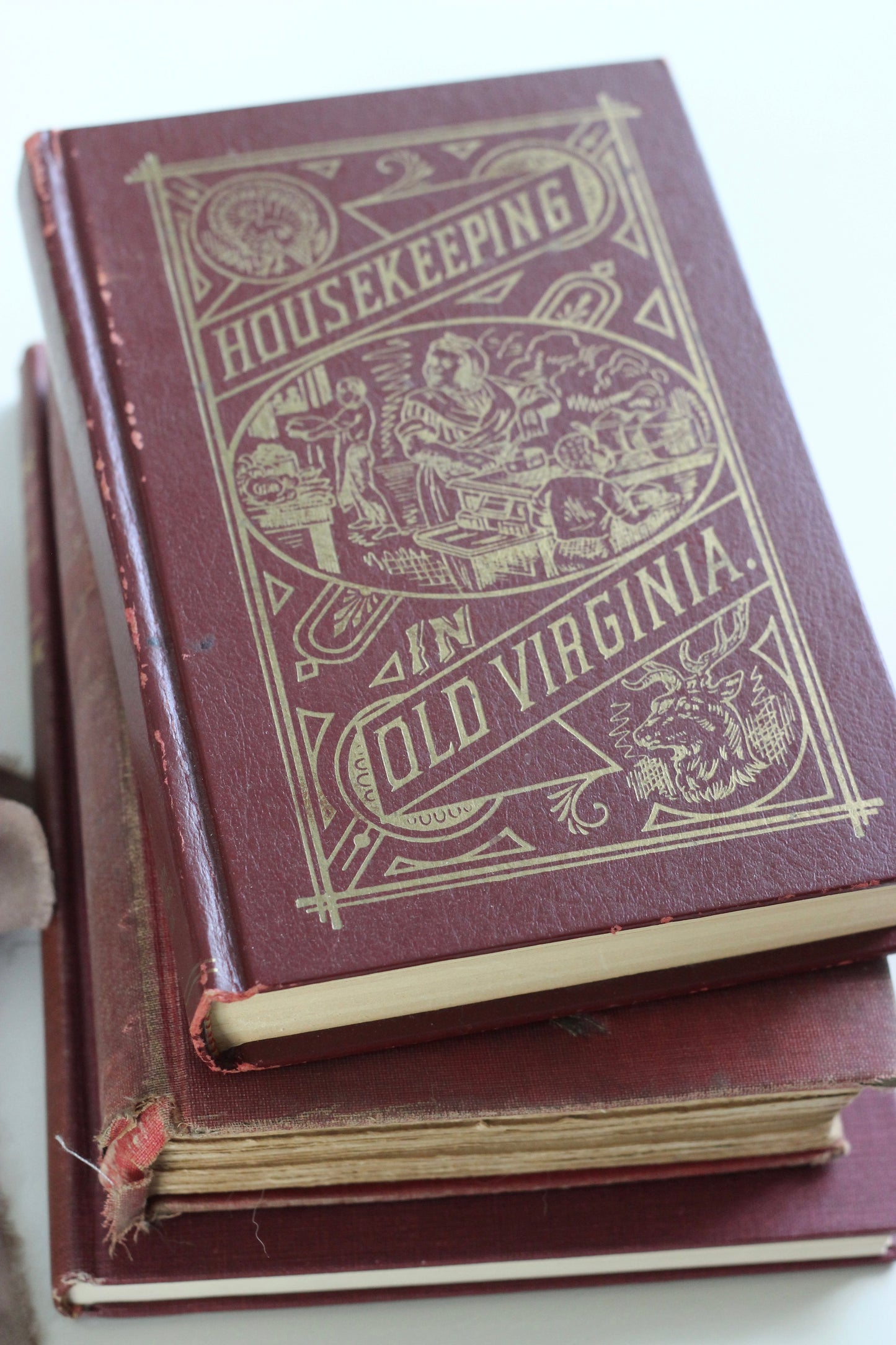 Antique + Vintage Book Stack | Set of 3