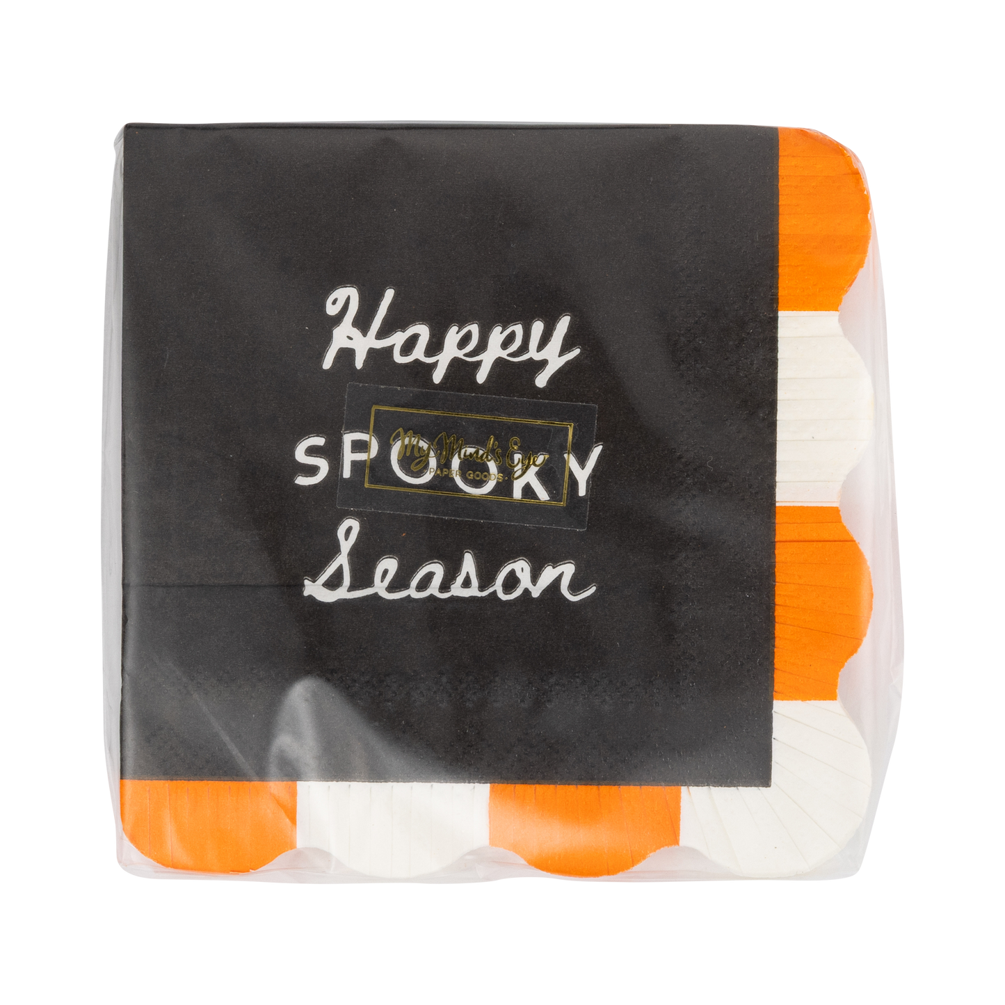 Happy Spooky Season Fringed Napkin