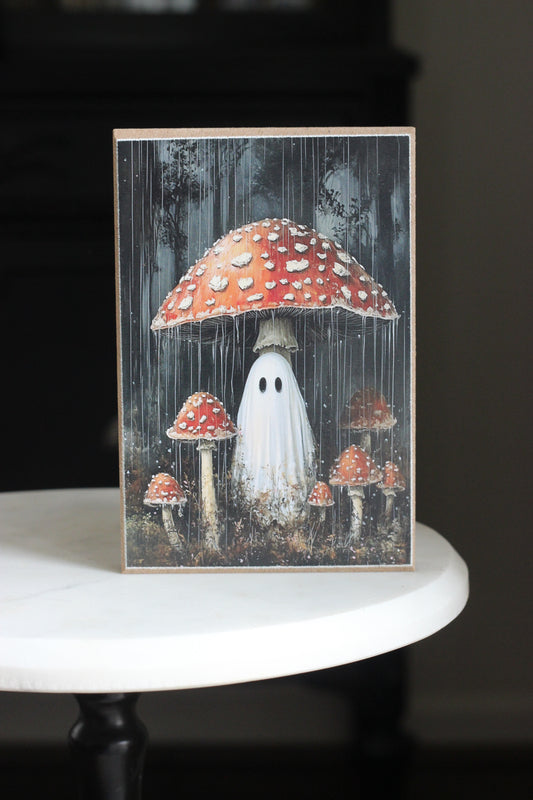 Rainy Mushroom Ghost Block
