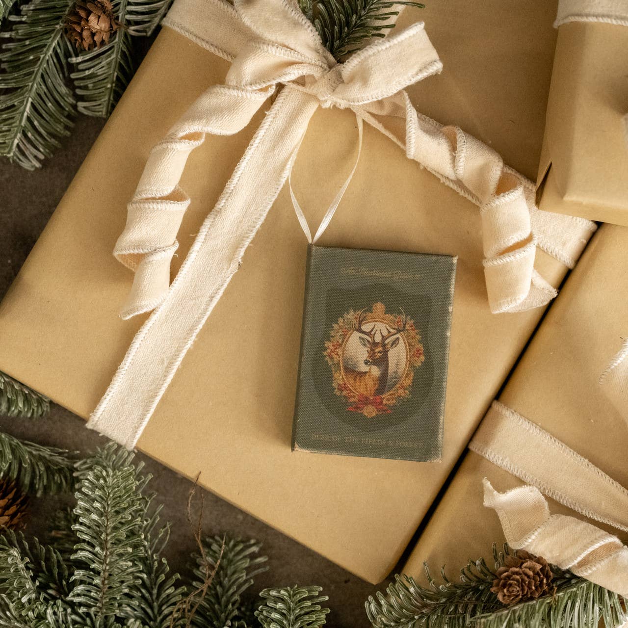 Deer of the Field & Forest Mini Book Ornament