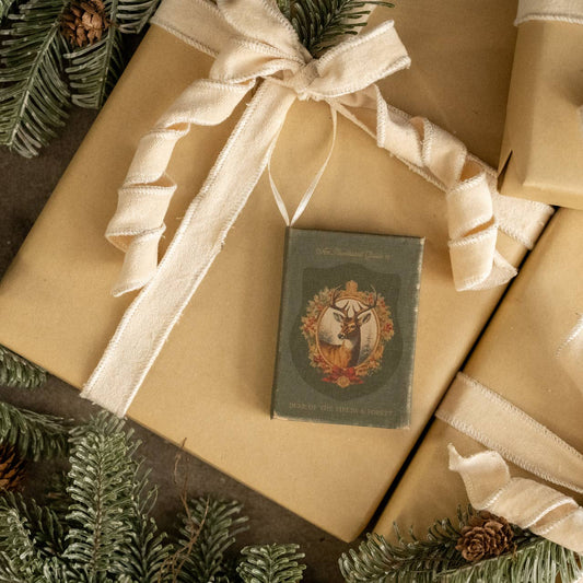 Deer of the Field & Forest Mini Book Ornament