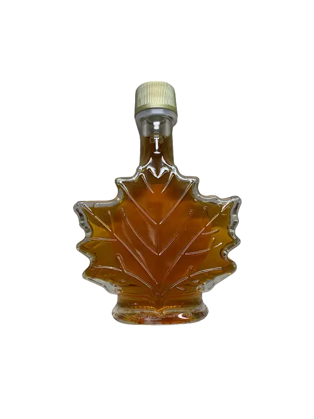 Maple Leaf Shape (Maple Syrup - 1.7 oz glass)