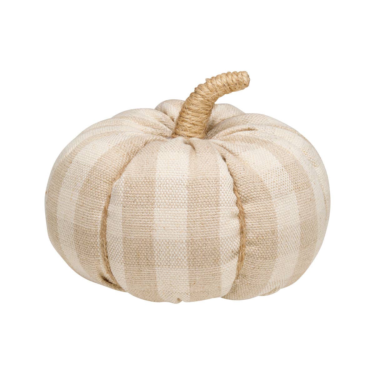 Med. Tan Check Fabric Pumpkin