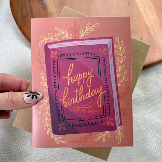 Happy Birthday Card | Bookish Greeting Card