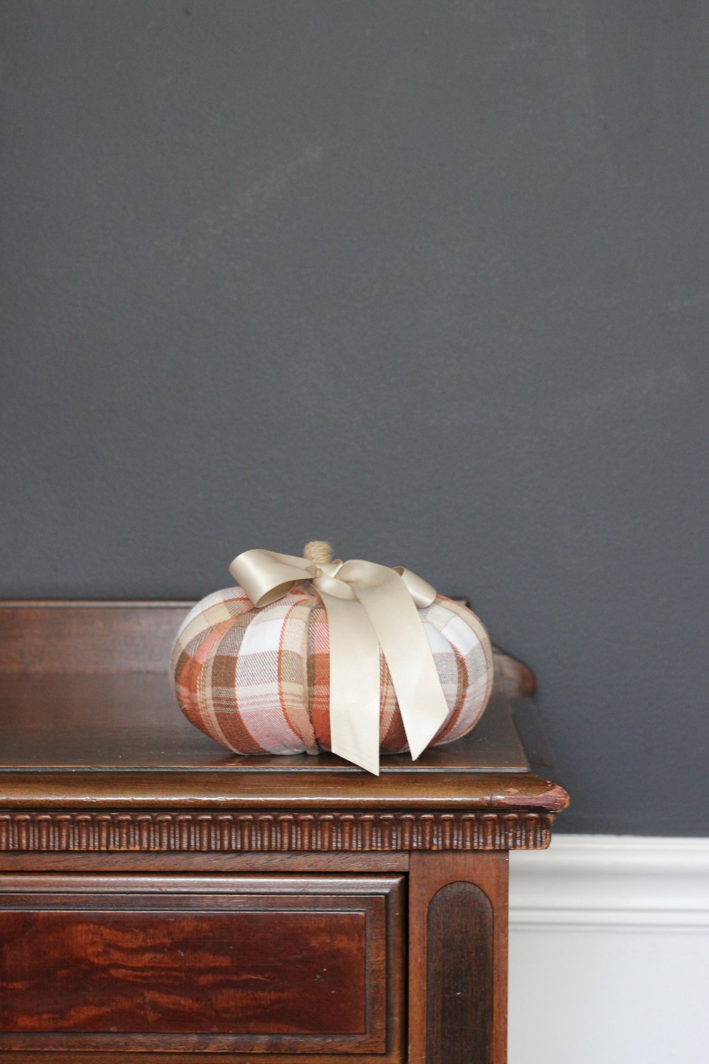 Pumpkin | Autumn Plaid | Large