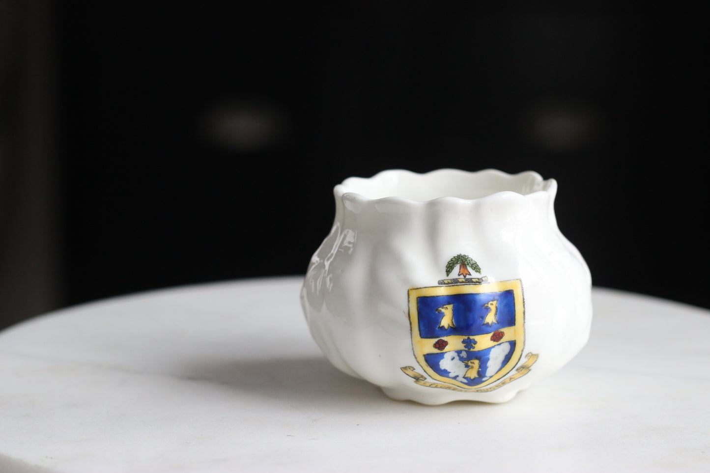 Antique | English/Rugby School Crest Souvenir Bowl