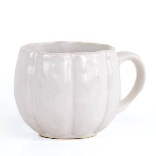 Oliver Pumpkin Mug  | Antique White